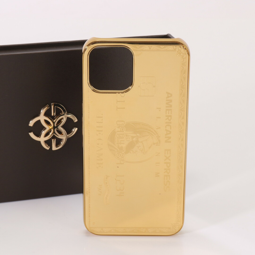 管理番号極美品 現行品 ゴールデン コンセプト ゲーム エディション ゴールド 24K iPhone 12 12pro スマホ ケース メンズ レディース BGT 0927-E4