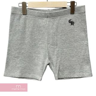 クロムハーツ(Chrome Hearts)のCHROME HEARTS Y NOT CH Logo Knit Shorts クロムハーツ ワイノットCHロゴニットショーツ ショートパンツ ハーフパンツ ロゴ刺繍 グレー サイズM 【240130】【新古品】【me04】(スラックス/スーツパンツ)