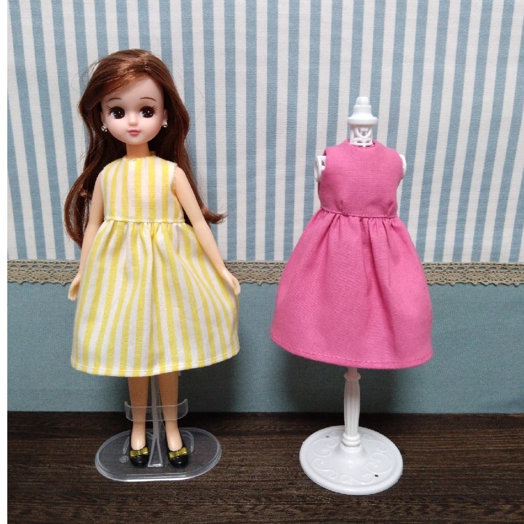 リカちゃん ドール服 ドールサイズ ワンピース 2着セット