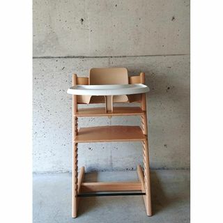 ストッケ(Stokke)の【美品】ストッケ　トリップトラップSN.4～　ベビーセット＆トレイ付(その他)