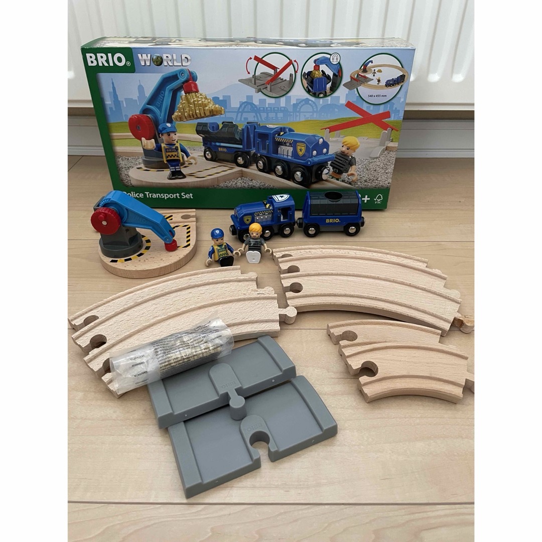 BRIO(ブリオ)の【販売終了品】BRIO ブリオ ポリストランスポートセット キッズ/ベビー/マタニティのおもちゃ(電車のおもちゃ/車)の商品写真