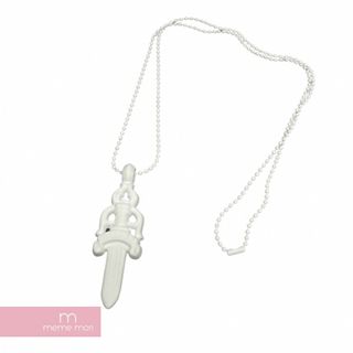 クロムハーツ(Chrome Hearts)のCHROME HEARTS PENDANT CH DAGGER クロムハーツ CHダガーペンダント ネックレストップ ラバー ボールチェーン アクセサリー ブルー 【240131】【新古品】【me04】(ネックレス)