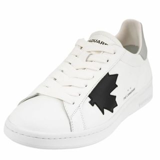 ディースクエアード(DSQUARED2)のDSQUARED2 ディースクエアード スニーカー S82SN0174 BOXER SNEAKER メンズ ホワイト×ブラック サイズ41/25.5～26cm(スニーカー)