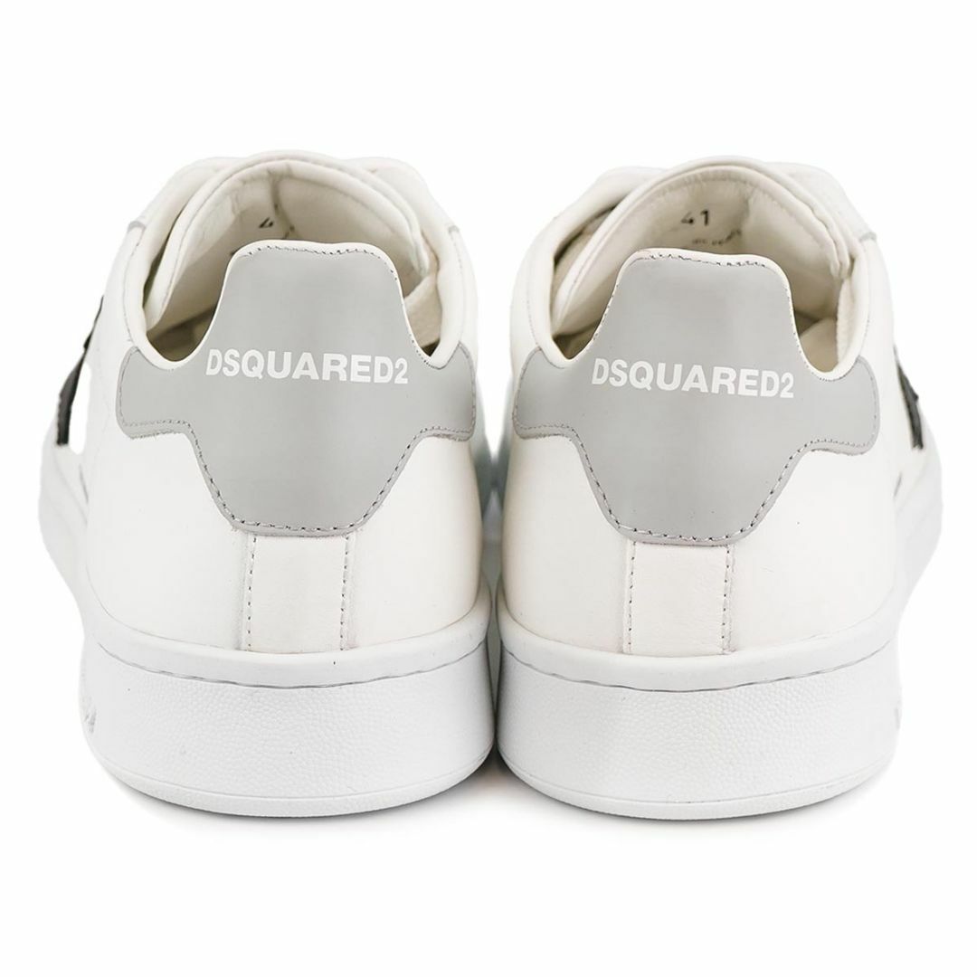 DSQUARED2(ディースクエアード)のDSQUARED2 ディースクエアード スニーカー S82SN0174 BOXER SNEAKER メンズ ホワイト×ブラック サイズ42/26.5～27cm メンズの靴/シューズ(スニーカー)の商品写真