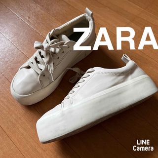 レディースZARA ウェッジソール スニーカー 37(24cm)