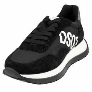 ディースクエアード(DSQUARED2)のDSQUARED2 ディースクエアード スニーカー S82SN0270 M072 RUNNING SNEAKER メンズ ブラック サイズ42/26.5～27cm(スニーカー)