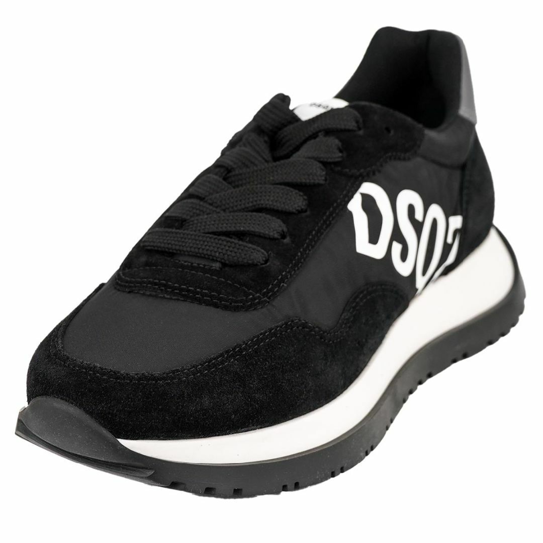 DSQUARED2(ディースクエアード)のDSQUARED2 ディースクエアード スニーカー S82SN0270 M072 RUNNING SNEAKER メンズ ブラック サイズ41/25.5～26cm メンズの靴/シューズ(スニーカー)の商品写真