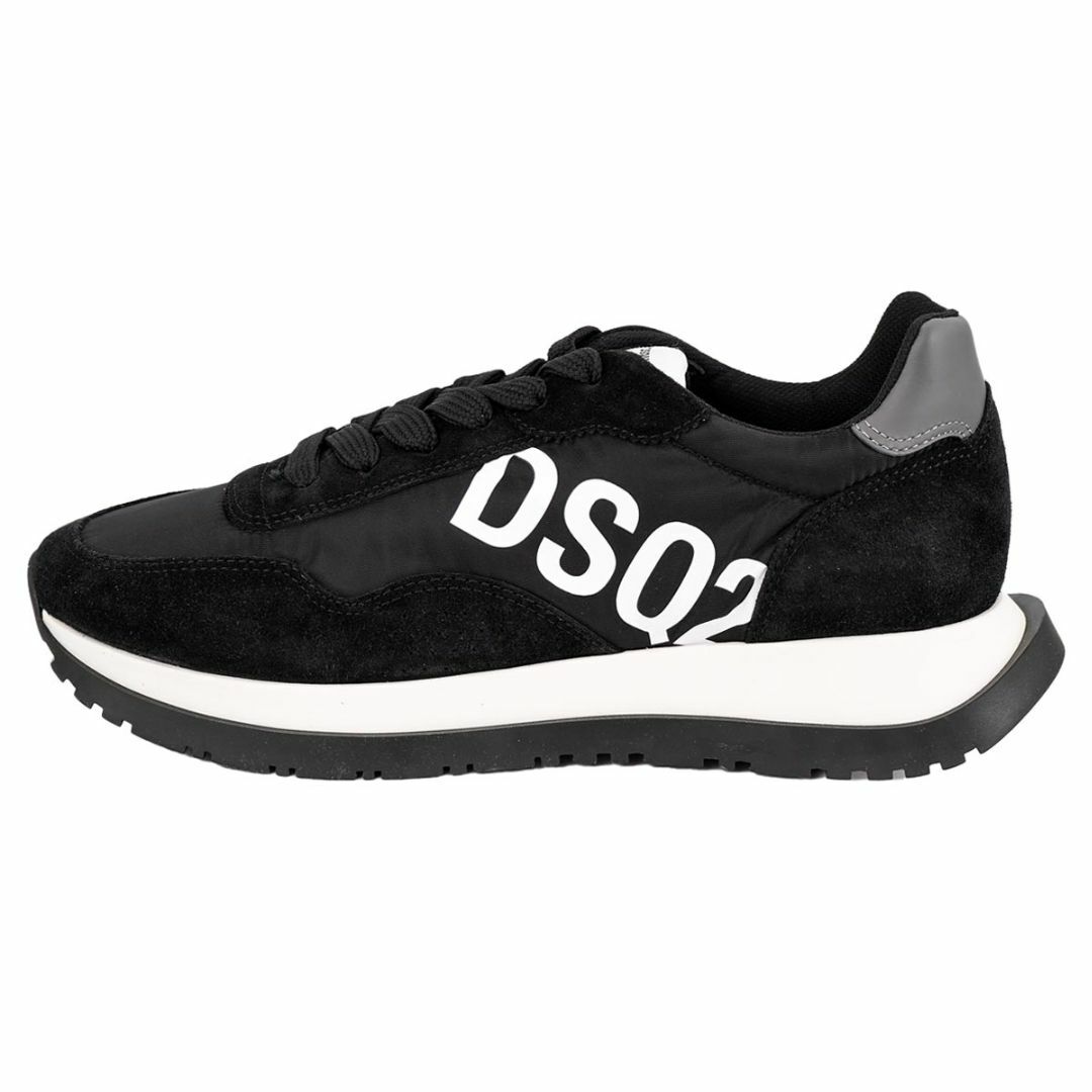 DSQUARED2(ディースクエアード)のDSQUARED2 ディースクエアード スニーカー S82SN0270 M072 RUNNING SNEAKER メンズ ブラック サイズ41/25.5～26cm メンズの靴/シューズ(スニーカー)の商品写真