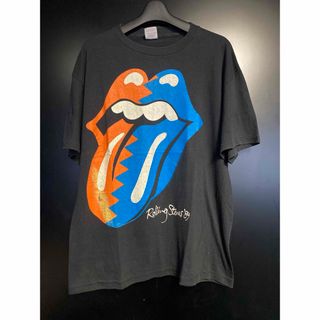 89'S 当時物 Rolling Stones Tシャツ ヴィンテージ XL(Tシャツ/カットソー(半袖/袖なし))