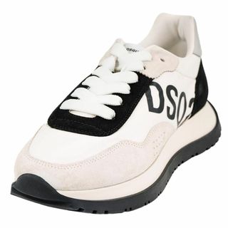 ディースクエアード(DSQUARED2)のDSQUARED2 ディースクエアード スニーカー S82SN0270 M072 RUNNING SNEAKER メンズ ホワイト×ブラック サイズ41/25.5～26cm(スニーカー)