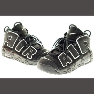 ナイキ(NIKE)のナイキ NIKE AIR MORE UPTEMPO GS 24cm BLACK(スニーカー)