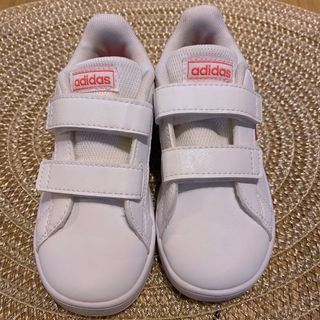 アディダス(adidas)の【新品未使用】adidas 子供 15cm 女の子 キッズ ピンク(スニーカー)