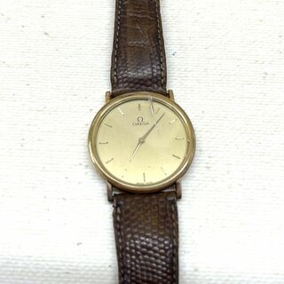 オメガ(OMEGA)のセール⑪オメガ　K18　ゴールド文字盤　腕時計(腕時計)