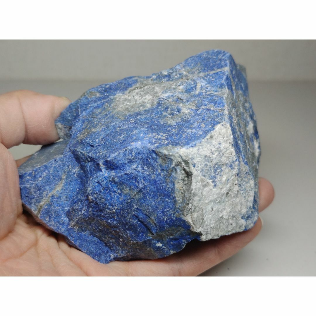 ラピスラズリ ⑳ 585g 原石 鑑賞石 自然石 誕生石 宝石 鉱物 鉱石 水石