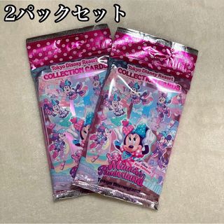 ディズニー(Disney)のミニー@ファンダーランド パルパルーザ コレクションカード 2パックセット 新品(キャラクターグッズ)