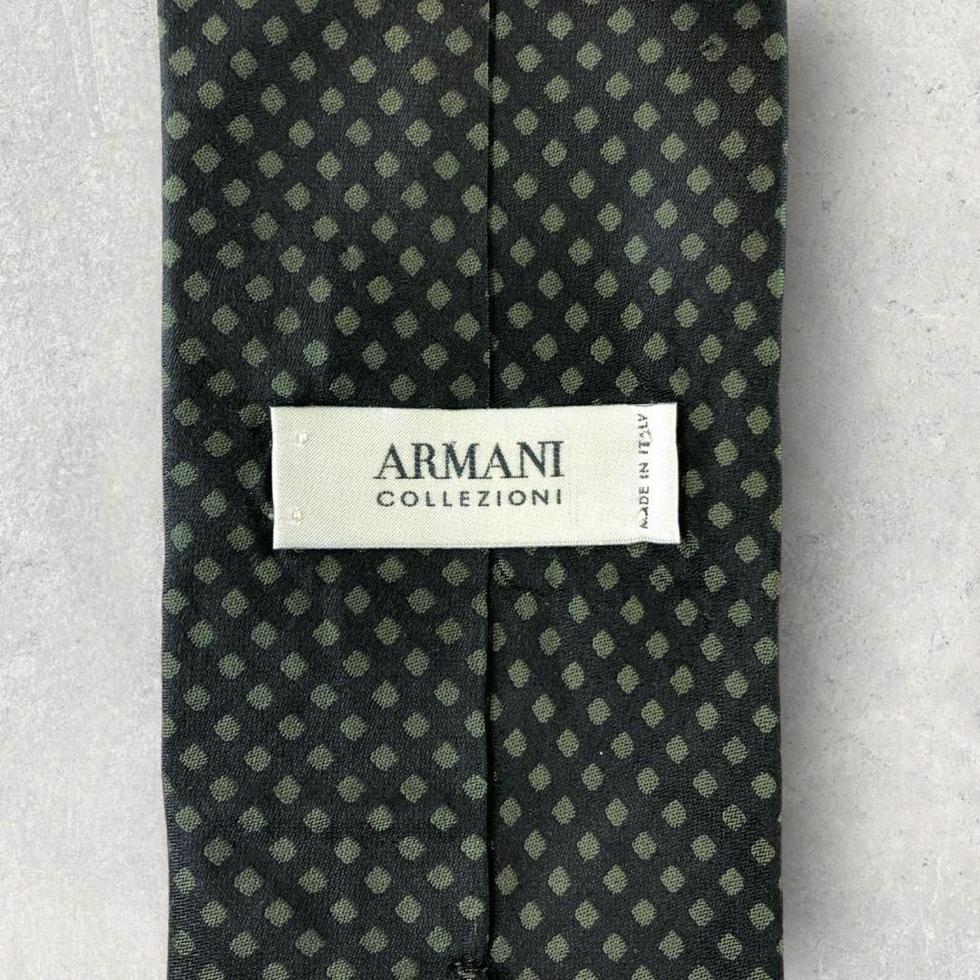 Armani(アルマーニ)の【5831】美品！ARMANI　ネクタイ　ネイビー×グリーン系 メンズのファッション小物(ネクタイ)の商品写真