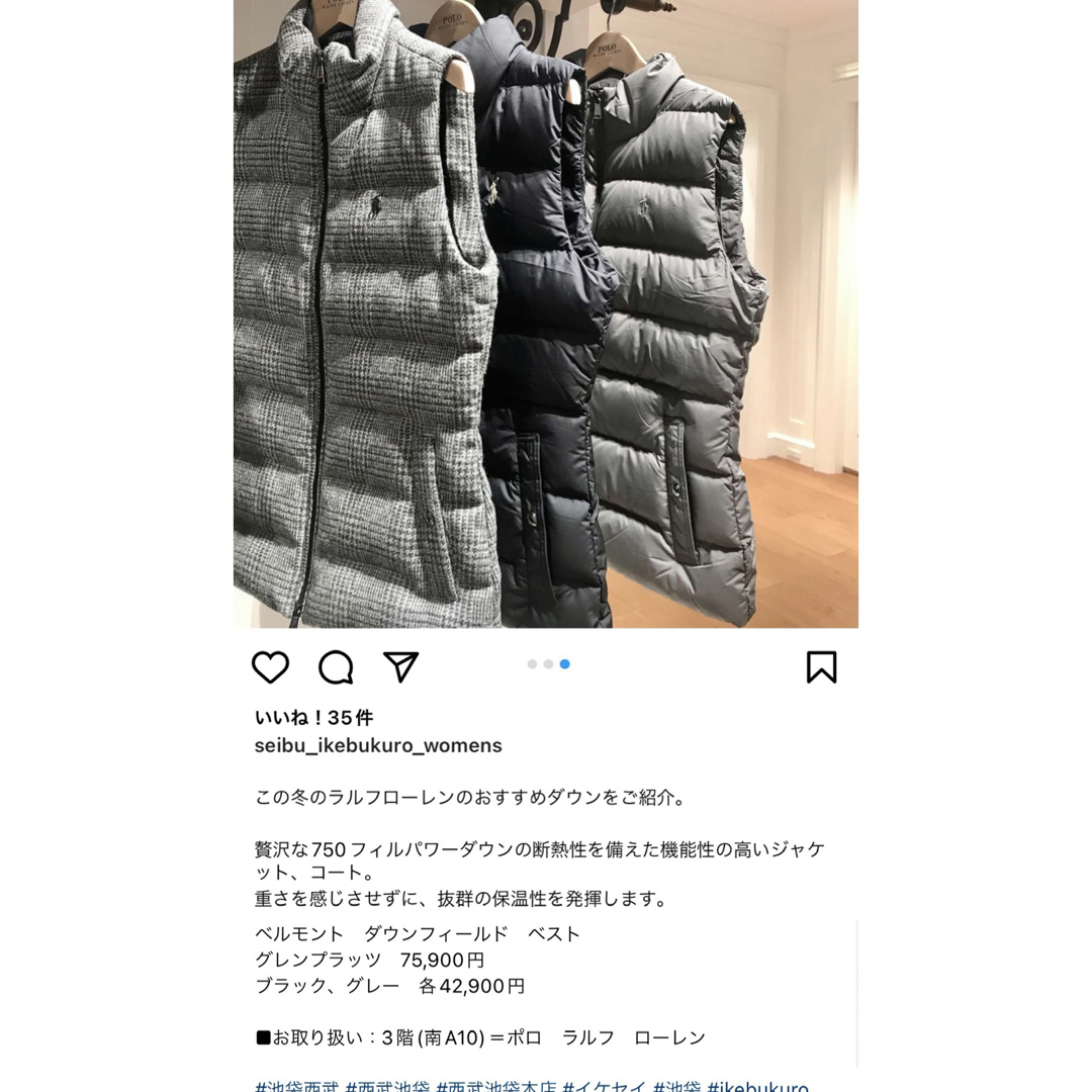 POLO RALPH LAUREN - POLO ラルフローレン 撥水加工 グレー POLO RALPH LAUREN - POLO ラルフローレン 撥水加工 グレー
