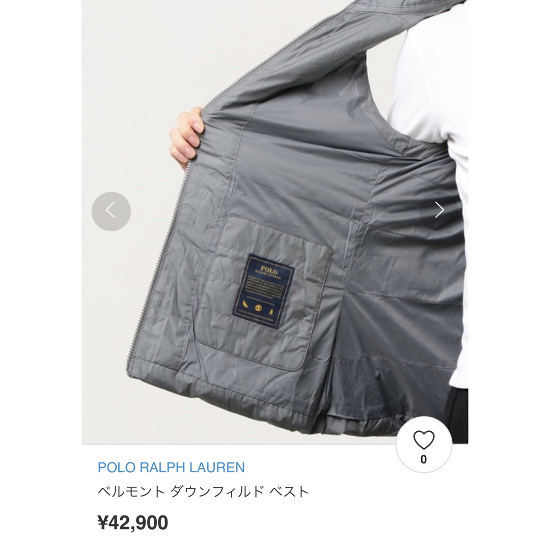 POLO RALPH LAUREN - POLO ラルフローレン 撥水加工 グレー POLO RALPH LAUREN - POLO ラルフローレン 撥水加工 グレー