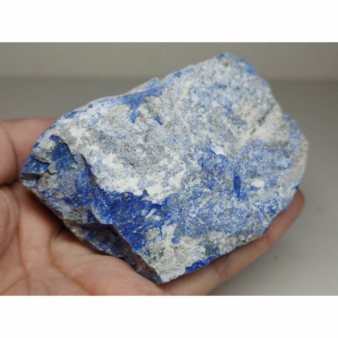 ラピスラズリ ㉑ 365g 原石 鑑賞石 自然石 誕生石 鉱石 鉱物 宝石 水石