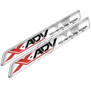 ホンダ(ホンダ)の【新品】ADV150 ADV160 X-ADV ステッカー シルバー 2枚セット(ステッカー)