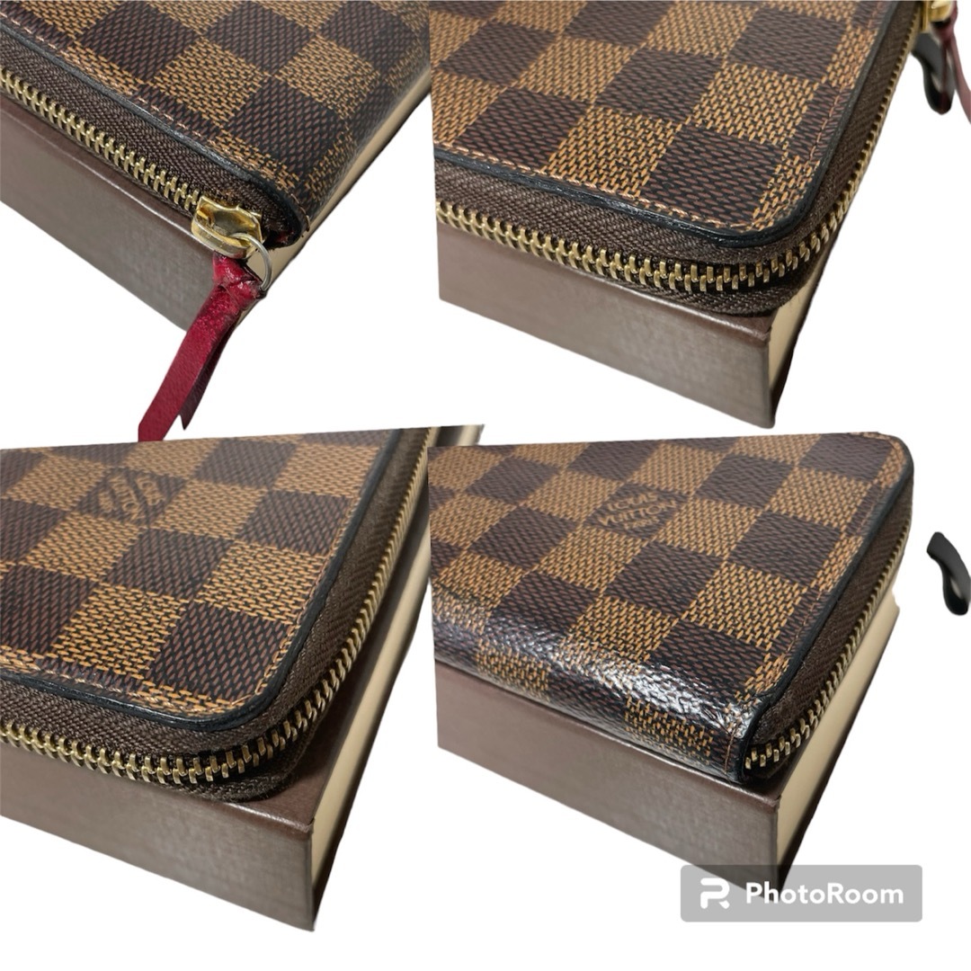 LOUIS VUITTON(ルイヴィトン)のルイヴィトン　ダミエ　クレマンス　ジッピーウォレット　長財布 レディースのファッション小物(財布)の商品写真