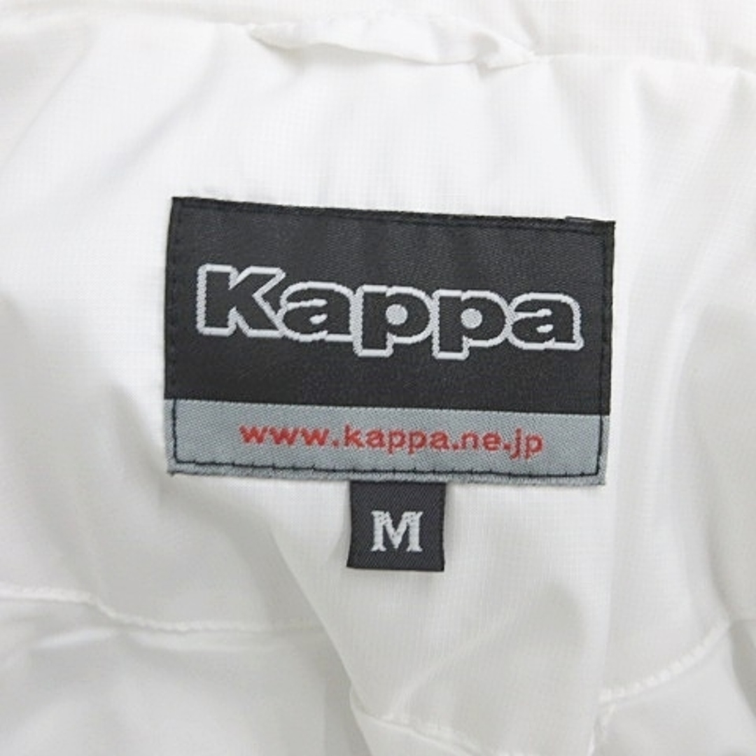 Kappa(カッパ)のkappa 中綿ジャケット ゴルフ 2WAY 白 黒 ホワイト ブラック M スポーツ/アウトドアのゴルフ(ウエア)の商品写真