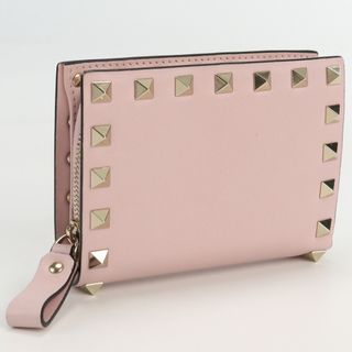 ヴァレンティノ(VALENTINO)のヴァレンティノ 二つ折り財布 ロックスタッズ TW2P0620BOL 二折財布小銭入付き(財布)