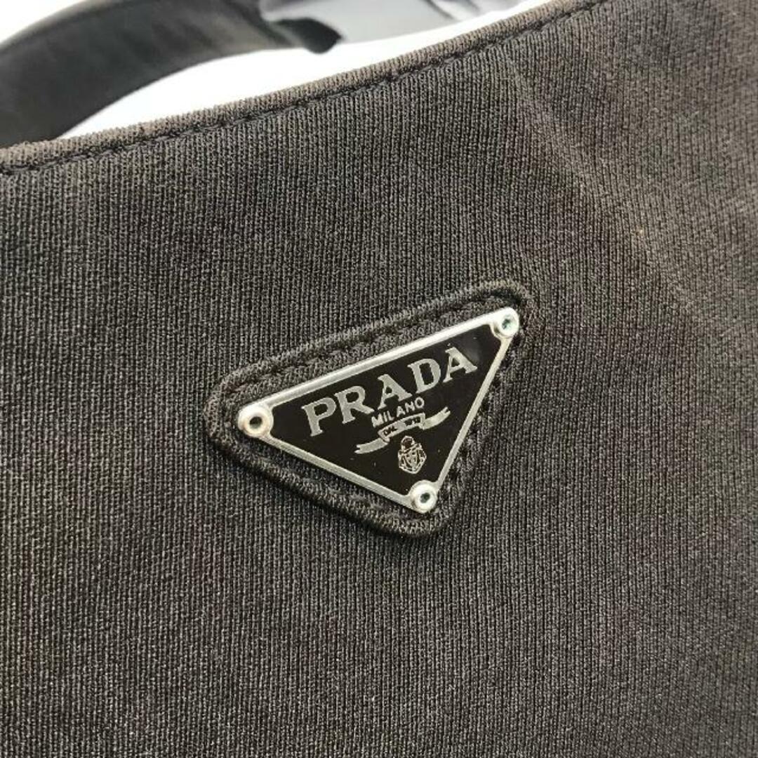 PRADA - PRADA プラダ 三角 ロゴ キャンバス プラ チェーン ショルダー 