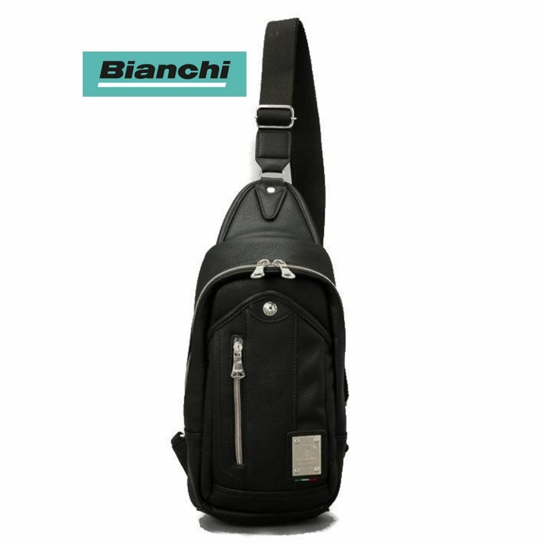 Bianchi - 新品 未使用 ビアンキ Bianchi レザー ワンショルダー 黒