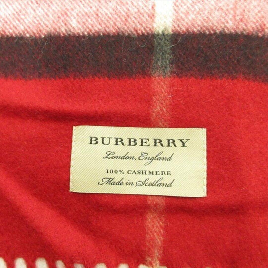 BURBERRY(バーバリー)の美品 バーバリー BURBERRY カシミヤ100% ノバチェック マフラー レディースのファッション小物(マフラー/ショール)の商品写真
