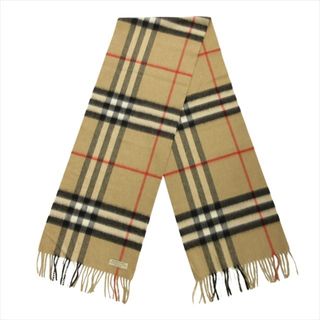 バーバリー(BURBERRY)の美品 バーバリー BURBERRY カシミヤ100% ノバチェック マフラー(マフラー/ショール)