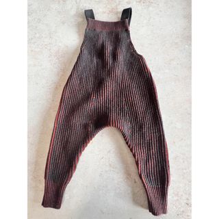 キャラメルベビー&チャイルド(Caramel baby&child )のMABLI dungarees 18m（難あり）ロンパース サロペット(ロンパース)