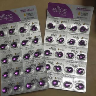 ellips エリップス　パープル　紫色　ヘアビタミン　モロッコオイル(オイル/美容液)