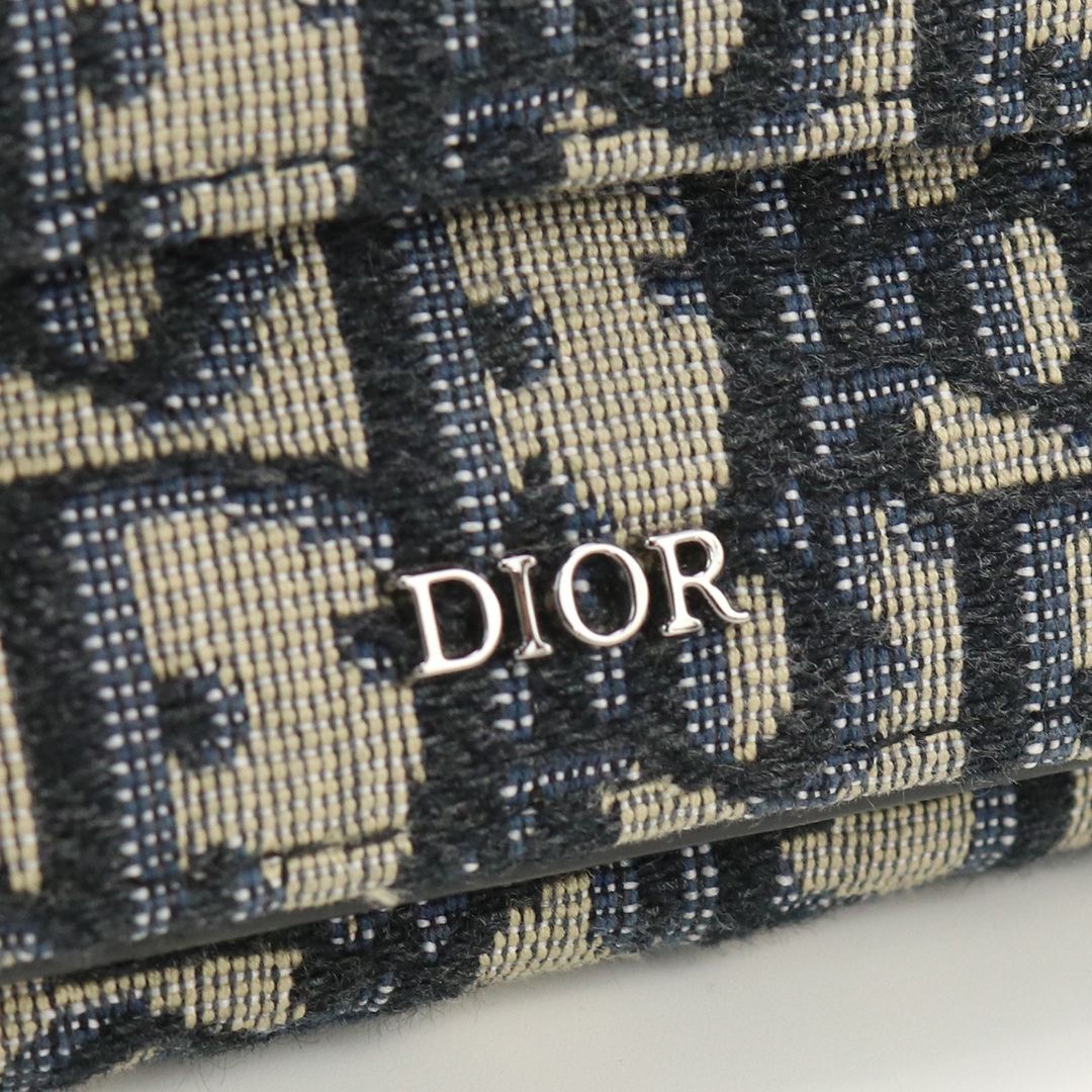 Christian Dior(クリスチャンディオール)のクリスチャンディオール 3つ折りウォレット ディオールオブリーク 2OBBC110 YSE H05E 三折財布小銭入付き メンズのファッション小物(折り財布)の商品写真