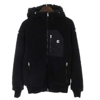 HELLY HANSEN - ヘリーハンセン ファイバーパイルサーモ フーディー ジャケット ボア 黒 M