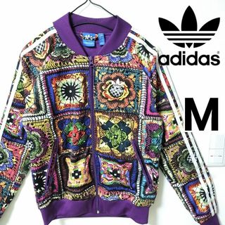 オリジナルス(Originals（adidas）)のアディダス 美麗パッチワーク柄 スーパースター トラックトップ ジャージ 女性M(その他)