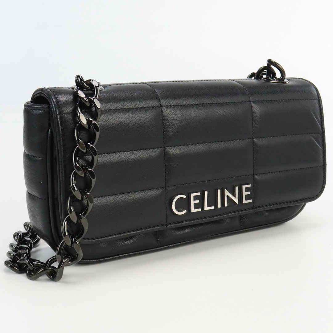 celine(セリーヌ)のセリーヌ チェーンショルダーバッグ マトラッセモノクローム ショルダー レディースのバッグ(ショルダーバッグ)の商品写真