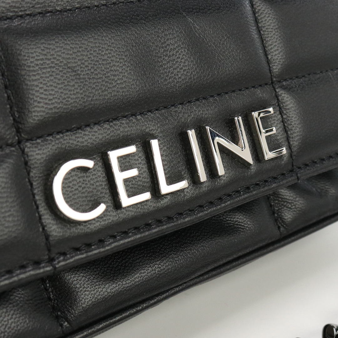 celine(セリーヌ)のセリーヌ チェーンショルダーバッグ マトラッセモノクローム ショルダー レディースのバッグ(ショルダーバッグ)の商品写真