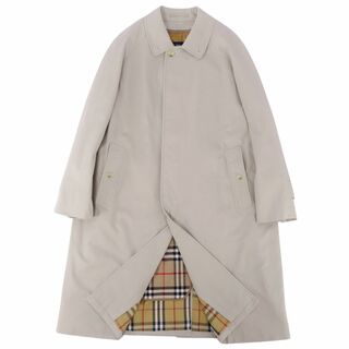 バーバリー(BURBERRY)の極美品 バーバリー ロンドン BURBERRY LONDON コート ステンカラーコート バルマカーンコート ライナー付き アウター メンズ 92-170-5(M相当) サンドベージュ(ステンカラーコート)