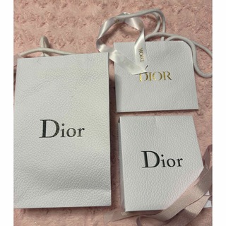 ディオール(Dior)のDior ディオール　ギフトボックス　空箱　ショップ袋　2枚　リボン(ラッピング/包装)