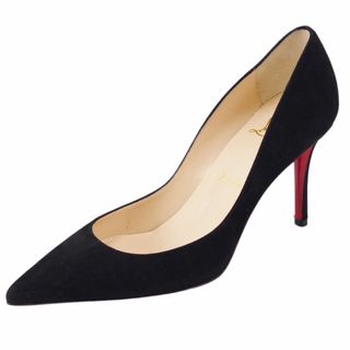 クリスチャンルブタン(Christian Louboutin)の未使用 クリスチャンルブタン Christian Louboutin パンプス スウェードレザー ヒール シューズ 靴 レディース イタリア製 36(23cm相当) ブラック(ハイヒール/パンプス)