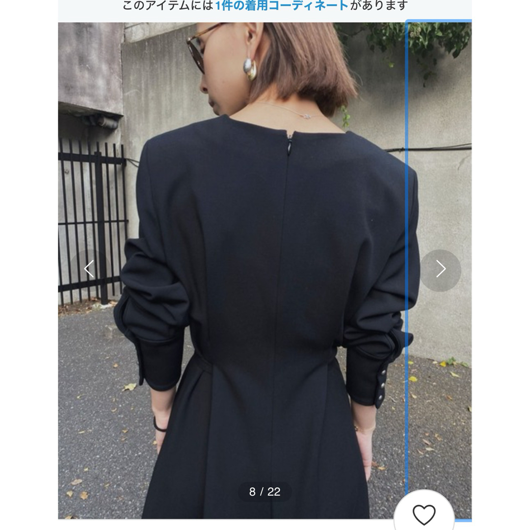 Ameri VINTAGE(アメリヴィンテージ)のameri vintage UNDRESSEDBACKTUCK DRESS レディースのワンピース(ロングワンピース/マキシワンピース)の商品写真