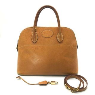 エルメス(HERMES)のHERMES エルメス ボリード 2WAY ハンド ショルダー バッグ キャメル系 m11088(ハンドバッグ)