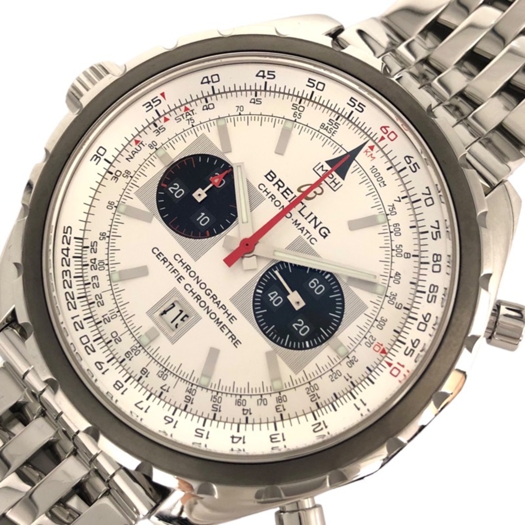 BREITLING(ブライトリング)の　ブライトリング BREITLING ナビタイマークロノマット A41360 シルバー ステンレススチール メンズ 腕時計 メンズの時計(その他)の商品写真
