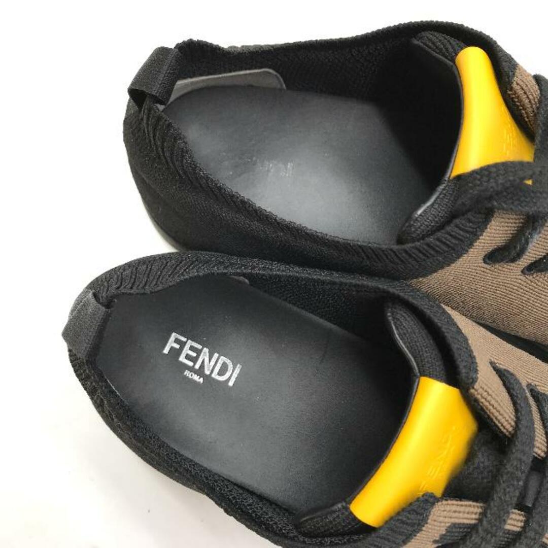 FENDI(フェンディ)の美品 FENDI フェンディ ローカット ニット メンズ スニーカー サイズ7 a1743 メンズの靴/シューズ(スニーカー)の商品写真