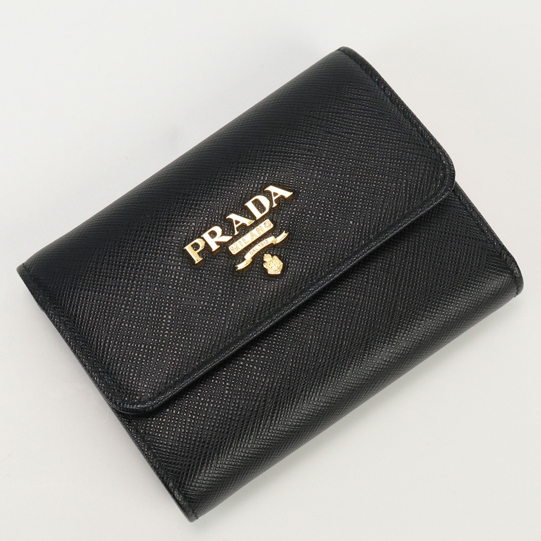 PRADA(プラダ)のプラダ サフィアーノマルチカラー三折財布 1MH025 三折財布小銭入付き レディースのファッション小物(財布)の商品写真