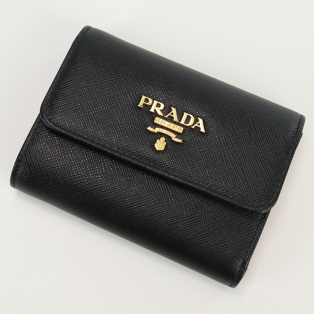 PRADA(プラダ)のプラダ サフィアーノマルチカラー三折財布 1MH025 三折財布小銭入付き レディースのファッション小物(財布)の商品写真