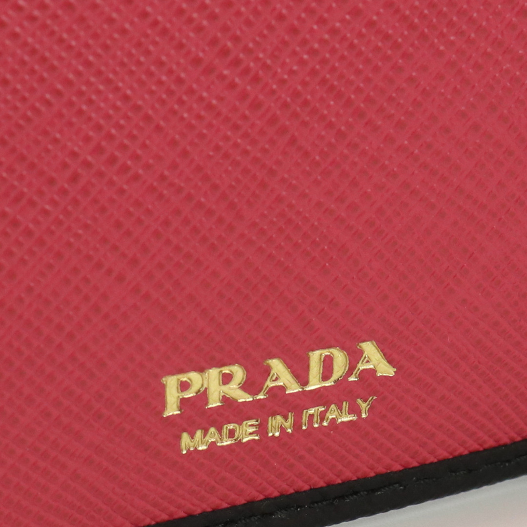 PRADA(プラダ)のプラダ サフィアーノマルチカラー三折財布 1MH025 三折財布小銭入付き レディースのファッション小物(財布)の商品写真