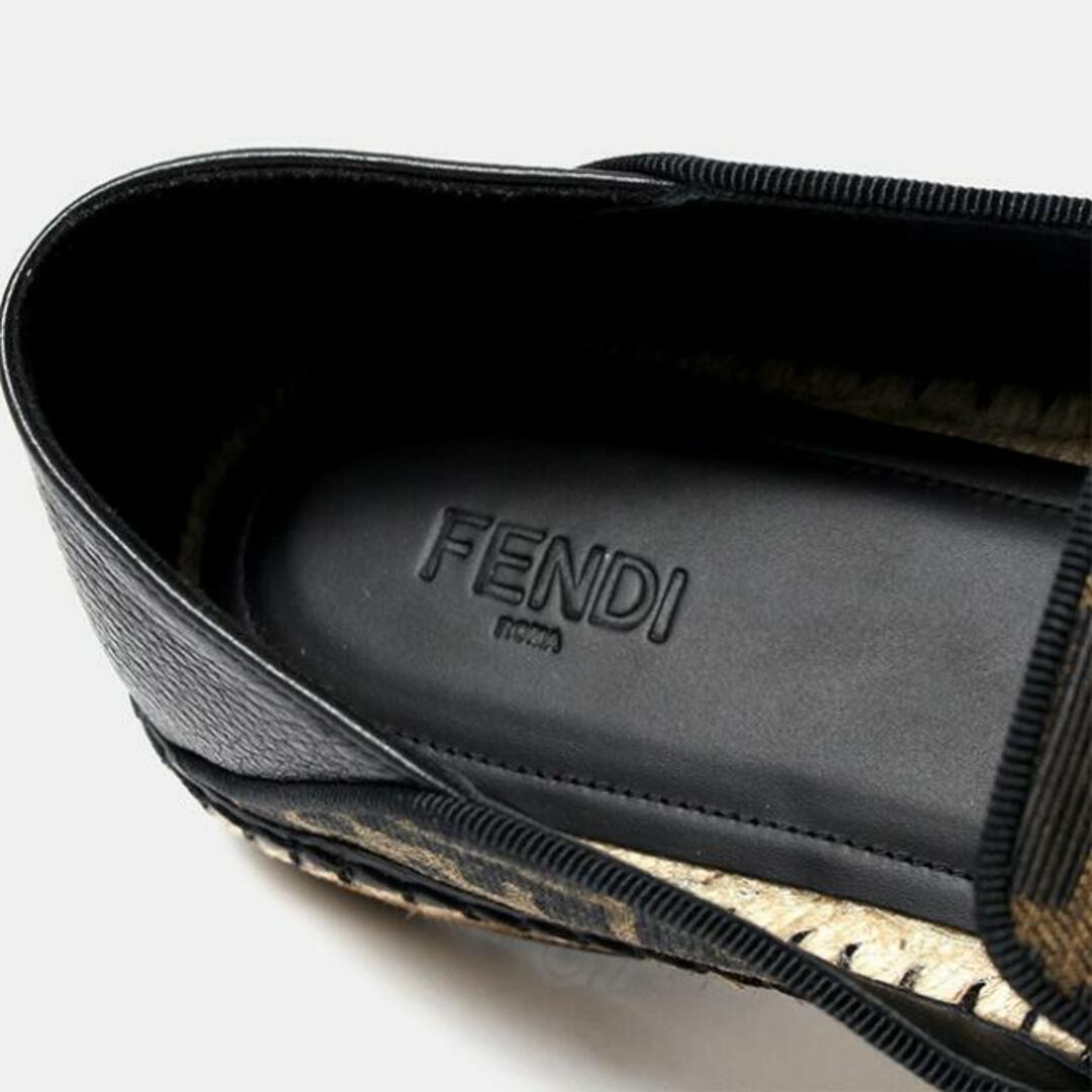 FENDI(フェンディ)の【新品未使用】 FENDI フェンディ メンズ エスパドリーユ 靴 Embroidered fabric espadrilles 7P1359AAWB 【7：約26cm/TABACCO】 メンズの靴/シューズ(スリッポン/モカシン)の商品写真