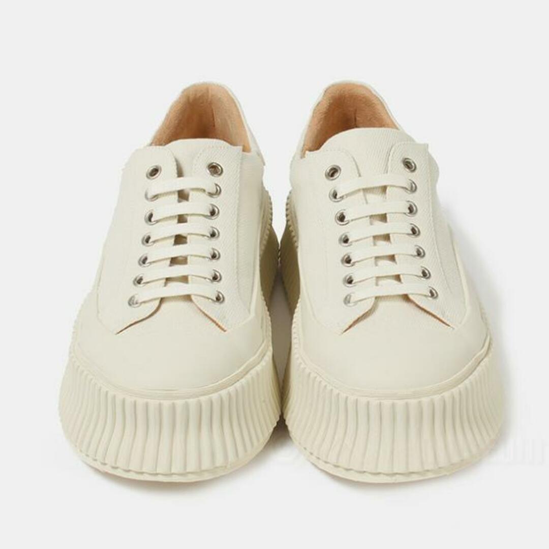 Jil Sander(ジルサンダー)の【新品未使用】 JIL SANDER ジルサンダー レディース Sneakers スニーカー シューズ レザー J15WS0002P2965 【36：22.5cm/CLOUD】 レディースの靴/シューズ(スニーカー)の商品写真